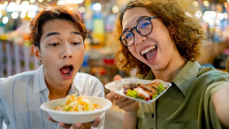 Tout à fait tendance : Manger de la street food comme en vacances