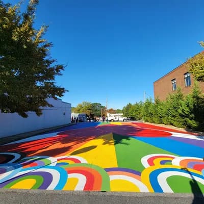 "Love Lights The Way" Rainbow Crosswalk