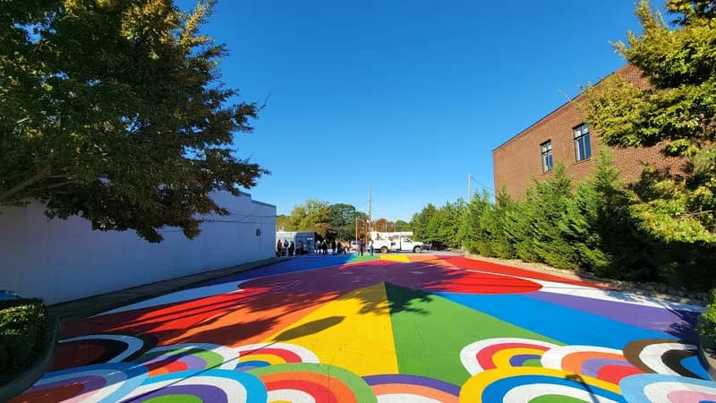 "Love Lights The Way" Rainbow Crosswalk