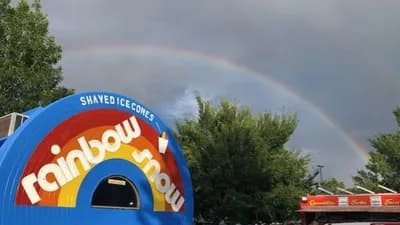 Rainbow Snow