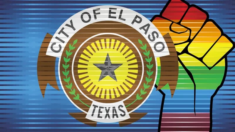 El Paso setzt Regenbogen-Deko trotz Texas-Verboten ein