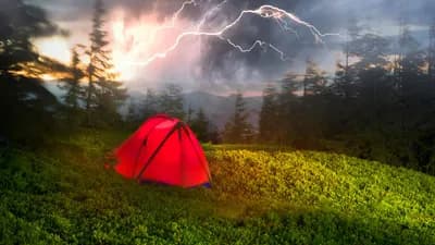 Gewitter auf Campingplätzen: Experten warnen vor Lebensgefahr