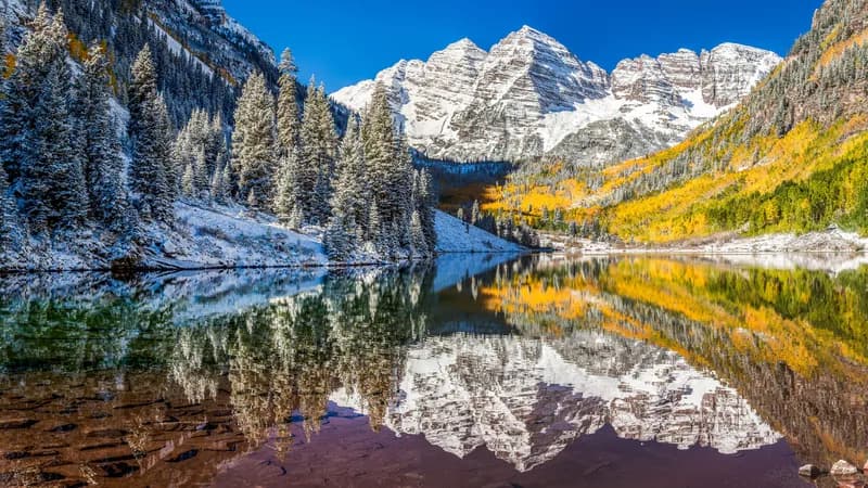 USA: Fünf Reiseziele für Erholung in verschneiter Natur